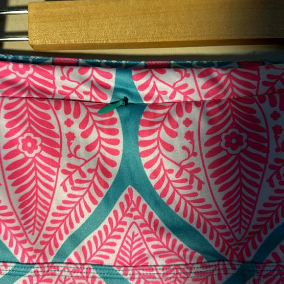 Gretchen Scott Indian Summer pull on pants Size Large Turquoise and Pink - Picture 6 of 8